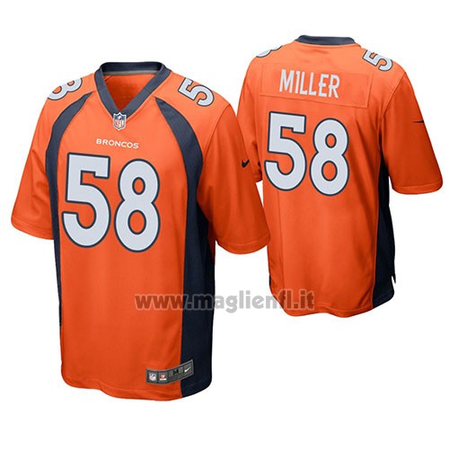 Maglia NFL Game Denver Broncos Von Miller Arancione